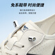 Seven Wolf men's shoes summer casual shoes breathable punched cloth shoes lightweight and non-slip shoes 9854 white brown [punched on cloth] 41 - Large size