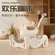 Gugu Pig Bounce Car Baby Rocking Horse 1st Birthday Gift Children's Toys Baby Anti-fall Trojan Horse Star Gray + Swing + Racing Car + Rocking Horse + Scooter + Scooter +