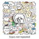 51 Chiikawa stickers cartoon cute Japanese cartoon peripheral gum mobile phone hand account water cup cross-border stickers wholesale Brand cultural and creative 51 Chiikawa-1319X