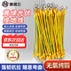 JNL yellow-green ground wire BVR bridge jumper copper wire photovoltaic panel component connection small yellow wire 2.5 square meters of pure copper, aperture 5mm, length 150mm - 100 wires/pack