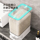 Bai Qixin rice bucket household insect-proof and moisture-proof rice bucket sealed storage container rice box flour bucket rice noodle large capacity push type white push rice bucket small size-5kg