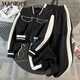 Magiopy International Luxury High-End Brand 2025 Spring New European High-End Leisure Sport Set de dos piezas de estilo de estilo femenino (con Fleece) (100 Jin [Jin iguala 0.5 kg])