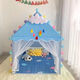 Gu Jianmu Zelt Kinder Indoor Game House Small House Castle Princess House Schlafhaus Traum Luxushaus rosa Zelt (PVC Pole) Zelt (Geben Sie Farbflagge)