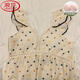 LangSha (LangSha) Princess Style Pajamas for women in summer sleeveless chest pad nightgown sexy internet celebrity girl new long skirt outside home clothes Lemon yellow 9906D with removable chest pad M 75-100Jin [Jin equals 0.5 kg]