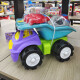 Shengyang para el juego de juguetes de playa de la playa de los niños estuche pala de reloj de arena jugando con arenas y coche marino herramienta para bebés Cassia shengyang cohete cubo once 1047 cubo dos colores