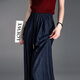 
Demana [air thin pants] Summer slack feeling hidden wide-leg pants elastic waistline small women's casual pants