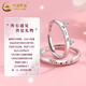 CHINA GOLD Cute Kitten and Puppy Pure Silver Ring for Men and Women, Couple Ring, Mid-Autumn Festival Birthday Gift for Girlfriend and Lover, Kitten and Puppy Ring