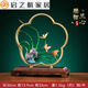 NOUVELLE ORNIDE DE NOUVELLE ORNIDE CHINOIS ORNIDE HEURT-UN ENTRÉE ATTMOSPHIER ROI ENTRÉGE LAGE DE BUREAU DÉCORATION DES MAISONS CADE