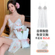 
Langsha pajamas for women in summer new ice and snow silk suspender sexy beautiful back pure and sexy women with chest pad nightgown home clothes AM11965 M