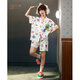 Gongdie Gongdie 3-piece set Crayon Shin-chan couple pajamas for women summer ice silk short-sleeved long-sleeved home clothes set for men