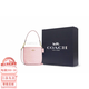 蔻驰（COACH）City Bucket 17 金属Logo徽标  水桶包单肩包 小号 女款 粉色 基础装(包+防尘袋)