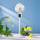 Intelligent Voice Shaking Air Circulation Fan Home Bedroom Silent Floor Fan Office Powerful Refrigeration Air Conditioning Fan Stand Standalone Small Electric Fan Level 1 Energy Consumption Upgraded Remote Control Model Long-distance Remote Control | Negative Ion Purification 2025 New Upgraded Model