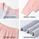 Cat man teenager thermal underwear girl autumn clothes and pants girls suit 100% pure cotton junior and senior high school students base pajamas Purple radish -100% pure cotton suit 165 - Recommended 100-120Jin [Jin equals 0.5 kg]