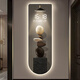 Clock drawing stone to operate the entrance clock drawing living room high-level wall light corridor corridor luminous electronic wall clock 2025 new model DQ6190 [luminous electronic clock model] 47-inch 40*120cm lightless digital display screen plug-in