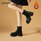 DAPHNE short boots women's shoes winter Martin boots 2025 new hot style autumn and winter versatile plus velvet thick-soled Chelsea boots
