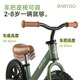 BG-BABYGOBABYGO Children's Balance Bike 1-3-6 Years Sliding Sliding Bike Children's Walker Bike 2 Years Starting K7 K7_Watt Green 12-inch Inflatable Solid Wheel 2-8 Years