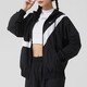 Nike (Nike) Frauenkleidung 2025 Sommer Sportbekleidung gewebt windprofessioneller Kapuzenportesport-Jacke Mode Casual Jacket Top HM8972-010 S