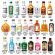 
Cabinet is beautiful and convenient store bartending mini version of small foreign wine base wine gift box for party gift gifts full set of brandy 24 family photo set 50mL 24 bottles