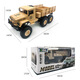 Jingxuan Toy Truck Large Truck Remote Control Heavy Large Remote Control Heavy Truck Off-Road Vehicle Charging Children's Electric Vehicle Green Remote Control Six-Wheel Military Truck Total use of two batteries is about 6080 minutes