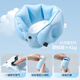 
Easy-Live inflatable u-shaped pillow travel portable neck pillow long distance travel high-speed rail plane sleeping neck guard neck pillow gray