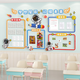 
Yonghuan classroom layout decoration learning garden class notice board wall sticker three-dimensional primary and secondary school class culture X16778mm small