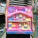 
Yiyan Pink Rabbit Mini House Little Rabbit Ice Cream Shop Bedroom Kitchen Kitchenware Girl Playing House Toys YY17081 Yiyan Pink Rabbit Mini Toast