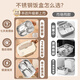 316 stainless steel lunch box office worker can microwave heating lunch box for students primary school students insulated lunch box Guan Yu 316 stainless steel [coffee color] 4-point grid (excluding bag) with storage stainless steel chopsticks spoon