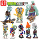 Plant vs. Zombies Подлинный авторизованный набор игрушек серия мальчиков фигурные модели серии 686-109 Пиратский гигант + стрелок гороха + Дейв