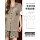 Catman (miiow) Sommer reines Baumwolldünne kurzärmelige Pyjamas-Frauenanzug 2025 Neue Heimkleidung großer Größe Green Streamer Celadon Chest Pad-12342 L [vorgeschlagen 110-130jin [Jin gleich 0,5 kg]]]
