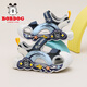 Babudou Children's Shoes Boys Summer New Soft Soled Lightweight Toddler Shoes Children's Baotou Breathable Sandals 2025 Women's Functional Shoes Navy Blue/M (52043) 23 Suitable for feet 14.0cm long