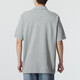 Nike (NIKE) offizieller Store Herrenoberteile Neue Mode Lässiges Revers Atmungsaktives, schnell trocknendes Poloshirt Sportbekleidung Kurzarm-T-Shirt FN3895-063-Grau-gesticktes Logo M