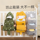 Panxudou crib hanging storage hanging bag multifunctional diaper storage bag hanging bag hanging basket toy display Grizzly Bear