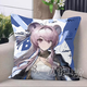 Ark of Tomorrow, Luosen Chongyue Amiya Dormitory Nap Sofa Pillow Bedside Bedside Backrest Cushion Pillow D1047 XiQ 45cm*45cm Pillow core with centimeters + double-sided picture