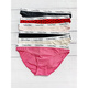Calvin Klein美国CK 舒适女士三角内裤 LOGO腰围官方正品 QD3892-601_602波尔多红 高腰三 XS
