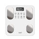 Intelligent body fat scale electronic scale weight scale household high-precision rechargeable electronic weighing scale weight loss health scale intelligent body fat scale white battery model