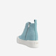 IIJIN 2024 Nouveau 8 cm Sole de l'épaisseur Velvet inversé Couleur solide en velours inversé Chaussures à haut niveau décontractées pour les femmes yf698abc bleu 36