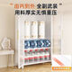 
Iron art simple wardrobe household bedroom steel storage cabinet for rental house metal children's wardrobe storage cabinet transparent double door length 998 high 1585