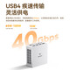 铭凡UM870Slim/690Slim/锐龙R7-8745H/R9-6900HX迷你主机电脑八核mini主机高性能游戏办公台式小主机 UM870Slim（R7-8745H) 双通道16G+1TBSSD