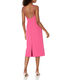 Halston Women's Stretch Crepe Dress Fuchsia 12