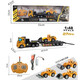 Elektrische drahtlose Fernbedienungsteuerungstechnik -Lkw -LKW -LKW abnehmbar Transportwagen Kinderspielzeugwagen Heavy Truck Model Boy Fernbedienung Container LKW offizielle Standardkonfiguration