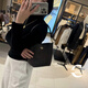 蔻驰（COACH）美国直邮 女士单肩斜挎CITY17流浪水桶包CT800CT802 1号中号黑拼深咖logo CT800IMXAQ 新款隐标 28*20*17C
