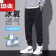 班尼路春季工装休闲裤男士直筒束脚裤2025新款春秋潮牌宽松运动长裤夏季 9859军绿 M