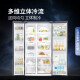 Samsung (Samsung) [Nuevo producto] AI God Refrigerator 5 Serie Refrigerator 655L Double Open Puerta AI AI Energía de ahorro de energía húmeda y parcial Subsidio de renovación de eficiencia energética RS70F65P1FSC [Haohan Black]