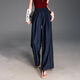 
Demana [air thin pants] Summer slack feeling hidden wide-leg pants elastic waistline small women's casual pants