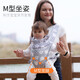 COOKSS Baby Strap recién nacido Baby sosteniendo artefacto Baby Horizontally Hugging Style 1-3 años Simple Multifuncional y liviano Cute oso gris Estilo transpirable