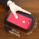 Qianfu 2023 new Japanese and Korean fashion clutch bag women's large capacity shell bag zipper hand bag coin wallet mobile phone bag black