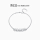 Chao Acer PT950 Platinum Bracelet Women's Five Emperors Coin Birthday Gift Price Platinum SDP40000174 About 8.45g