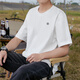 Avec Pure Yishion Site officiel 2025 Nouvelle marque à tendance T-shirt à manches courtes simples pour hommes en été T-shirt à manches à manche et à manche foncé à manches courtes et à manches courtes - 1365 L