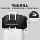 Warrior travel bag for men's large capacity business business trip short-distance hand luggage bag dry wet separation fitness crossbody bag black [suitable for 3-7 days travel]