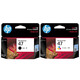 HP (HP) Original 47 Black Ink Patrone Farbkassette für DJ4926 DJ4826 DJ4825 4828 4829 4877 Drucker HP HP 47 Tintenpatrierte Farbe (700 Seiten, A4 Papier 5 Abdeckung)